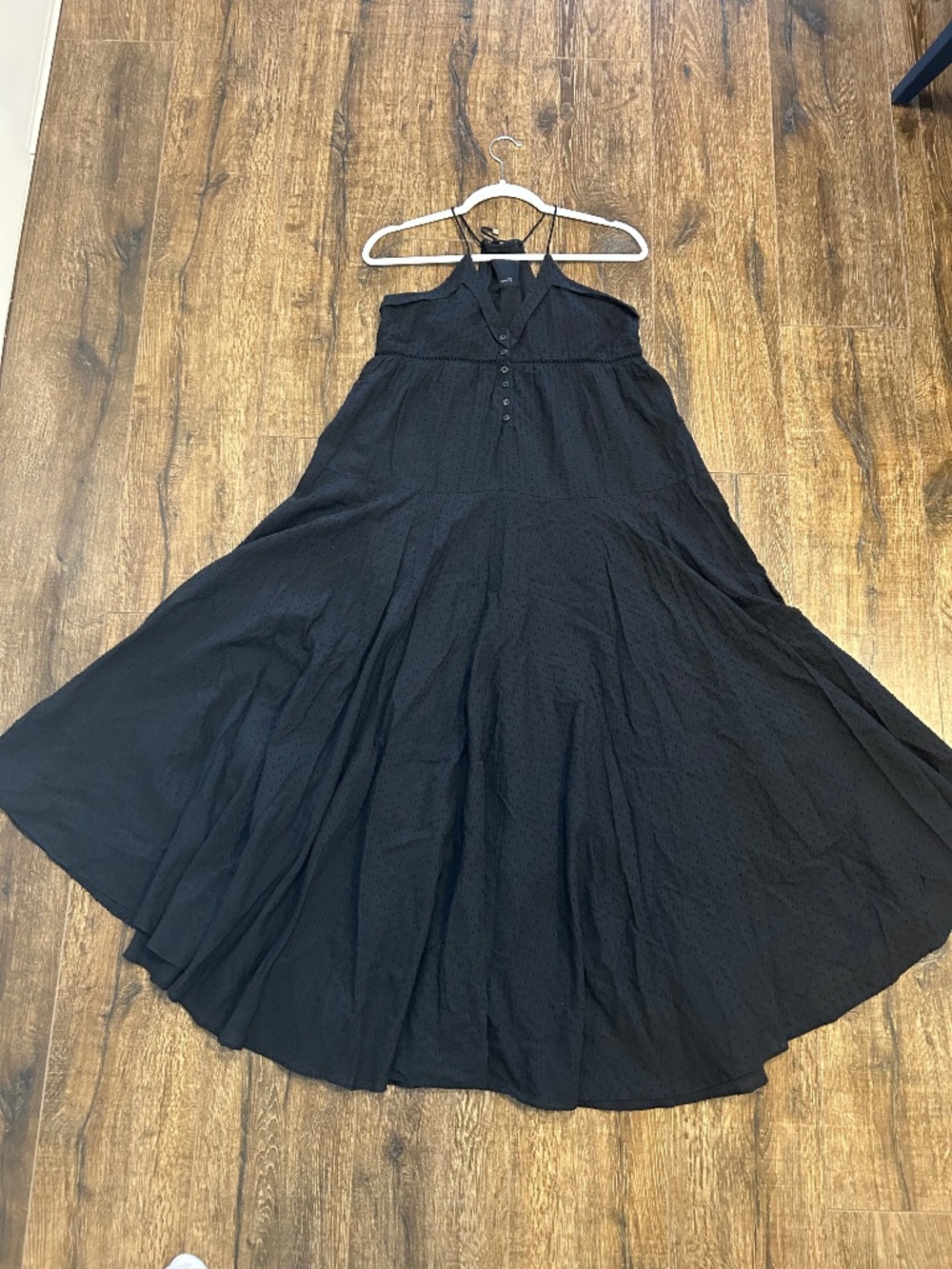 Summer sundress with straps, 100% cotton